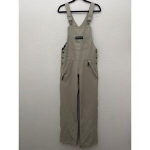 Airblaster Freedom Bib Khaki Tan Snowboard Ski Overalls Women's Small